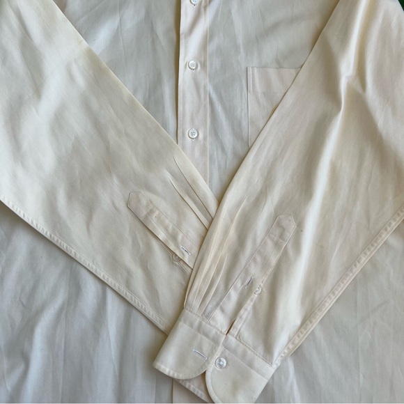 Authentic vintage Hermes dress shirt embroidered pocket logo size 41-16 “AS IS” - Picture 7 of 11